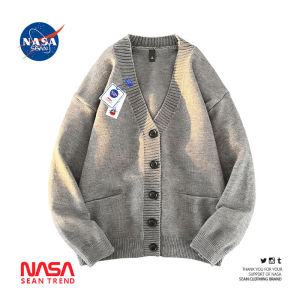 Wassup Panda Lazy Style Mens Open Cardigan Sweater Casual Loose Knitted Spring Autumn Outerwear V-Neck Polyester Blend