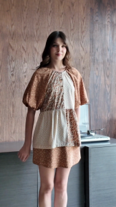 PIMNATTA Marky Top เสื้อกระดุมผ่าหน้า ผ้าพิมพ์ลายสุดน่ารัก จับคู่สีได้อย่างลงตัว