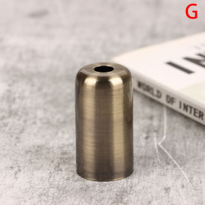 E14 Iron Lamp Socket Lampholder Cover Retro Metal Pendant Light LED Chandelier Lamp Base Lamp Cup Light Fittings