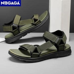 Mens Summer Sandals with Adjustable Strap Fashion Sport Walking Sandals Open Toe Outdoor Anti-Slip Beach Casual Shoes
