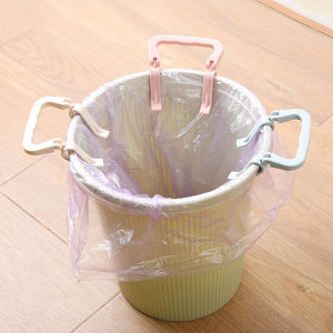 Wisell【มีสินค้าในสต๊อก】 1 ชิ้น คลิปติดถุงขยะ ที่ล๊อคปากถังอเนกประสงค์ ที่ติดถุงขยะกันลื่น Fixed clip