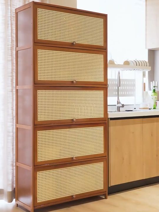 Tủ Sách 5 Tầng Thiết Kế Phong Cách Bắc Âu Tinh Tế Chất Liệu Gỗ Tre Lâu ...