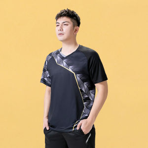 Badminton Sports Top Shirt Quick Dry Short Sleeve Womens Ping Pong Clothing Breathable Summer New Couple Training Competition