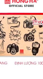Vở vẽ A4 Hồng Hà định lượng 100gms độ trắng cao 4901