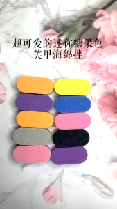 Sponge Shaping Rubbing Strips Nail Polishing Durable Double Sided