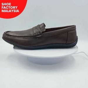 Faux Leather Men Loafer Shoes Size EU 40-45 By Shoe Factory Malaysia