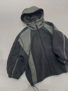 Thickened Warm Fleece Jacket for Boys And Girls Autumn Winter Clothes Casual Style Zipper Closure Standard Fit Childrens Outerwear