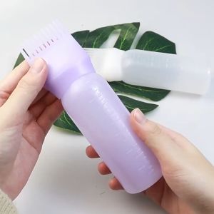 Extraction Salon Hair Dye Applicator หวีแปรงขวดย้อมแชมพูขวดน้ำมันสีผมจัดแต่งทรงผม Barber Tool
