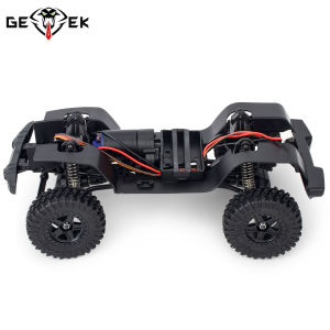 150mm TRX4M Wheelbase Assembled Frame Chassis Front Rear Axles Gearbox for 1/18 RC Crawler Bronco Defender Upgrade Part