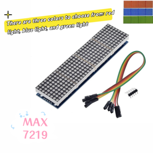 other | MAX7219 Dot Matrix Module For Arduino Microcontroller 4 In One Display with 5P Line