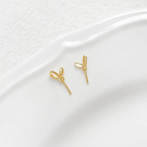 เครื่องประดับผมแบบ DIY ชุบทองแท้ประดับเพชรเซอร์โคเนีย ใบไม้ Apatite Baroque Pin ชิ้นส่วนเครื่องประดับแฟชั่น