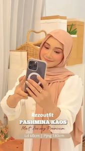 PASHMINA KAOS KEKINIAN