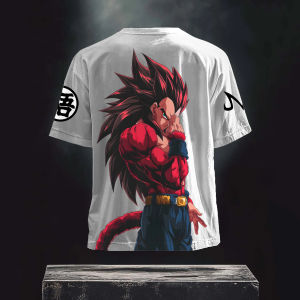 Dragon Ball Animation Peripheral Printing Cotton Short Sleeve American Mens and Womens Summer Loose Daily Crew Neck T-Shirt