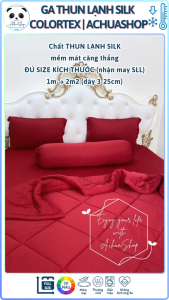 [FREESHIP] Bộ Ga Giường 5 Món (Kèm Mền) Thun Lạnh ACHUASHOP - Bộ Chăn Ga Gối Đệm 5 Món - Chăn Lẻ -  Mền Lẻ Mềm Mát Lạnh 5M 𝟱𝗠