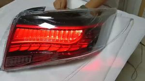 Toyota Vios LED Tail Light Upgrade smoke Type 2013 to 2018 (vios tail light) (vios accessories) (048)