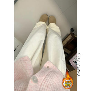 กางเกงขายาวทรงหลวมสีน้ำตาลมะพร้าวสำหรับผู้หญิง กางเกงขายาวทรงหลวมสไตล์ลำลองสำหรับฤดูใบไม้ผลิ ทรงหลวม ทรงตรง ทรงหลวม ทรงหลวม