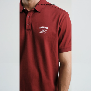 Bombboogie Kaos Polo Pria Groner Maroon 12E95B4MA