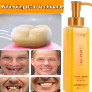 【Whitening and Removing Dental Plaque】 Golden Fragrance Toothpaste Healthy Teeth Fresh Breath Stain Remover Oxyl Acid Gum Care Deep Cleansing Toothpaste美白去牙结石牙膏