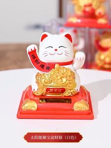 แมวกวัก รุ่นใหม่ 2024 แมวกวักถือคำภีร์ และถือน้ำเต้า แมวกวักญี่ปุ่น แมวน้ำโชค แมวกวักเรียกทรัพย์ เรียกเงินทอง โชคลาภ เรียกลูกค้า ขายดี