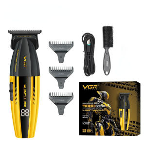 VGR | VGR Clipper Professional Hair Trimmer Electric Hair Cutting Machine 9000 RPM Hair Clipper Barber Cordless Clipper for Men V-285