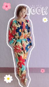 ชุดเซ็ตสาวอวบไซไลฟ์ ชุดเซ็ตขายาวสาวอวบ ชุดเซ็ตออกงาน ชุดเซ็ตที่น่ารัก ได้รับยอดของราคา 2,400 ฿