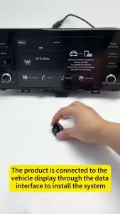 2-in-1 Wireless CarPlay Android Auto Adapter Wired to Wireless Convert Plug and Play Carplay AI Box for iOS10+/Android11+