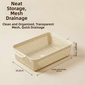 WODEBAIHUI | Multifunctional Breathable Large Plastic Storage Basket
