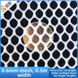 Small Hole Plastic Mesh Net Poultry Farming Balcony Protection Home Stair Anti-slip Pad Chicken Coop Fence Net Safety Net