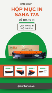 Hộp mực in 17A-SAHA- Dùng cho máy HP LaserJet Pro M101 M102 / MFP M130