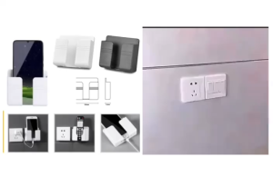 ( MY ACC ) Rak Gantungan HP Charger Remote AC Tempel Tembok Holder Serbaguna Q1