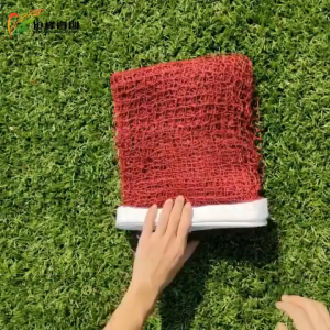 6.1mX0.76m Polypropylene Indoor Badminton Net Standard Competition Red Green