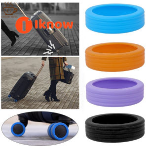 Tôi biết 8 cái/bộ silicon hành lý câm Con lăn ghế xoay bánh xe chống ồn chống chống sốc Ghế Bảo vệ con lăn