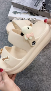 Air-Balance Sandal Slop Platform Tebal Wanita Lucu Karakter 6cm EVA Rubber Tidak Berbau 807-A