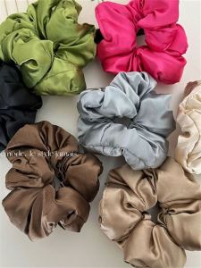 วัสดุกํามะหยี่สําหรับผู้หญิง Retro ภาษาฝรั่งเศสคําสไตล์สีทึบขอบกว้างไขมันยางอุปกรณ์เสริมผมอินเทรนด์หัวเชือก