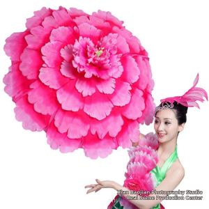 Dancing Prop Big Peony Flower Umbrella