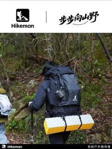 HIKEMAN | Hikeman 9L Siêu Nhẹ Chống Thấm Nước Dyneema Ba Lô Túi Mở Rộng Gen2 Dành Cho Cắm Trại Ngoài Trời Đi Bộ Đường Dài Có Áo Mưa Đen/Xám