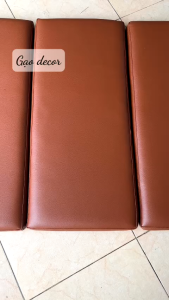 ( Chỉ có đệm)Đệm ngồi đệm lót ghế bọc da cao cấp đệm ghế chân sắt ghế gỗ xích đu nhận làm theo yêu cầu