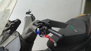 กระจกวิง 1คู่ กระจกมองหลังมอเตอร์ไซค์ วัสดุอลูมิเนียม สำหรับรถทุกรุ่น Yamaha Honda Suzuki ปรับหมุนได้ กระจกมองข้าง Motorcycle Wing Rearview Mirror กระจกวิงกระจกมองหลัง กระจกวิงเวฟ กระจกปีก กระจกวิงมอไซ กระจกวิงเลท กระจกมอเตอร์ไซค์ กระจกข้างมอไซ