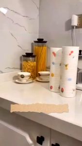 Klik-Beli Tisu Roll Dapur Gulung Isi 50 Lembar Lazy Wipes Tissue Penyerap Minyak Multifungsi