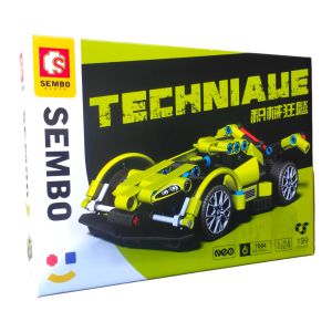 Mainan Anak Sembo Block Techniaue Sport Car Brick Toys DIY Bongkar Pasang