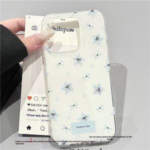Simple Star Grid Pattern Anti-Drop Phone Case