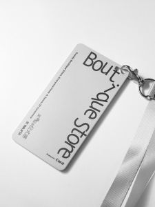 Acrylic Creative Work ID Card Customizable Corporate Designer Business Badge Holder Waterproof Card Case Office Supplies