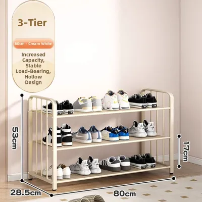 Indoor/Outdoor Multi-level Iron Shoe Rack