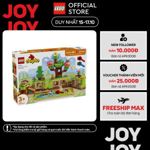 LEGO DUPLO 10480 Đồ Chơi Lắp Ráp Khám Phá Khu Rừng Cùng Động Vật Hoang Dã (131 chi tiết)