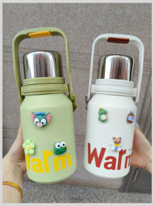 Large Capacity Stainless Steel 316 Insulated Water Bottle Portable Lid Handheld Simple Style for Men And Women Students