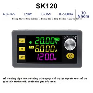 Bộ Chuyển Đổi CNC DC Buck Boost 150W 120W/7A 6A Nguồn Điện Điều Chỉnh Có Thể Điều Chỉnh 0-36V Dòng Điện Áp Không Đổi Cho Phòng Thí Nghiệm