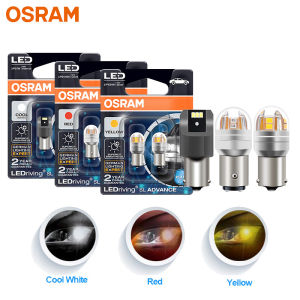 Osram | OSRAM Upgrade LED Signal Light S25 P21W PY21W P21/5W LEDriving SL Advance 1156 1157 LED Car Fog Bulb Brake Position Stop Lamp 2X
