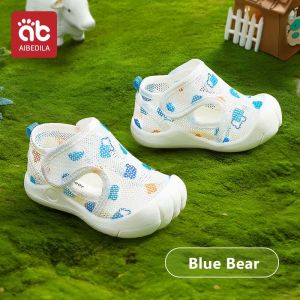 AIBEDILA | Baby Walking Shoes Summer Boys Mesh Shoe 1-3 Year Girls Sandals Soft Sole Anti Slip Children Casual Shoe Lightweight Baby Shoes
