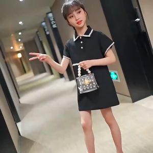 WANDER ชุดเด็กผู้หญิง เสื้อผ้าเด็กผญ เสื้อโปโลคอปกแฟชั่นเกาหลี ชุดกระโปรงเจ้าหญิงเด็กผู้หญิง 23730