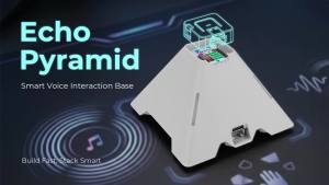 M5Stack | Bảng Phát Triển Âm Thanh Thông Minh M5Stack Echo Pyramid Với Bộ Giải Mã ES8311 Điều Khiển Đèn LED RGB Cho Atom/AtomS3/AtomS3R